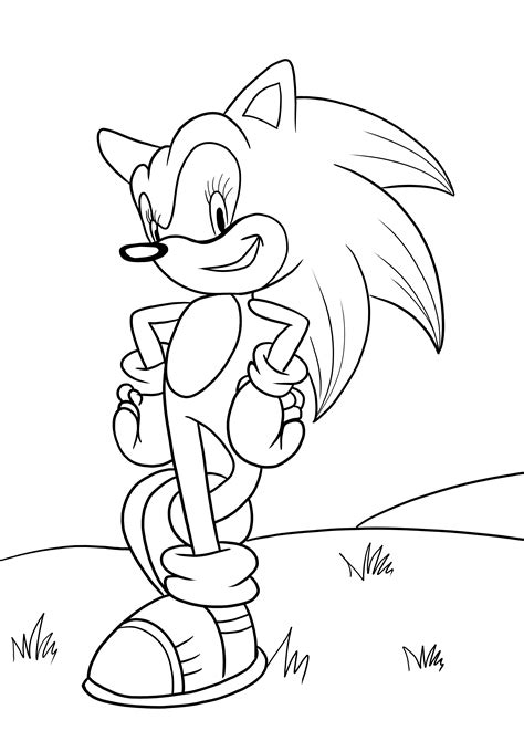 dibujos de sonic para colorear|dibujos de sonic a lapiz.